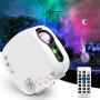 Galaxy Light Projector with Bluetooth Speaker, LED Star Night Light with Remote Control & Timer, Starry Light Projector for Bedroom Decor Ceiling, Nebula Cloud Moon Light Projector for Party and Date