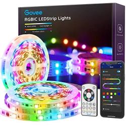 Govee RGBIC LED Strip Lights, 32.8FT Bluetooth Color Picking LED Lights with Segmented Color Control, Music Mode, App & Remote Control Light Strip for Bedroom, Kitchen, Livingroom, Party 2×16.4FT