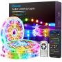 Govee RGBIC LED Strip Lights, 32.8FT Bluetooth Color Picking LED Lights with Segmented Color Control, Music Mode, App & Remote Control Light Strip for Bedroom, Kitchen, Livingroom, Party 2×16.4FT