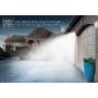 Hyperikon LED Security Light with Motion Sensor, Outdoor Flood Light with 2 Head Dusk to Dawn, 20 Watts, UL Listed, White