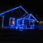Solarmks Solar Christmas Lights ,72ft 8 Modes 200 LED Solar String Lights Outdoor Waterproof Fairy Solar Lights for Christmas Garden Patio Wedding Party Home Xmas Tree Decorations(Blue 2pack)