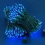 Blue Wide Angle LED Christmas Lights, 66 Ft 200 LED UL Certified Commercial Grade 5mm Holiday String Light, End to End Connectable Indoor & Outdoor Green Wire Lights Set (Blue) Blue Wide Angle LED Christmas Lights, 66 Ft 200 LED UL Certified Commercial Grade 5mm Holiday String Light, End to End Connectable Indoor & Outdoor Green Wire Lights Set (Blue)