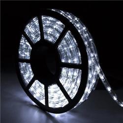 Ainfox LED Rope Light, 100Ft 1080 LEDs Indoor Outdoor Waterproof LED Strip Lights Decorative Lighting (100FT Cold White)