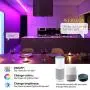 WERSEON LED Strip Lights Kit, Room led Lights Waterproof 32.8ft 5050 RGB 300led Light Strips Compatible with Alexa Google Home, Light Strip Kits Music Sync for Room TV Kitchen Home Party