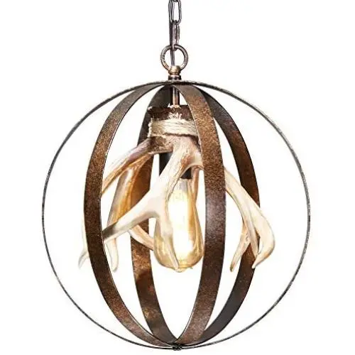Farmhouse Chandelier Light Fixture Rustic Antler Chandelier Pendant Lighting for Kitchen Island Dining Room Foyer Entryway Farmhouse Chandelier Light Fixture Rustic Antler Chandelier Pendant Lighting for Kitchen Island Dining Room Foyer Entryway