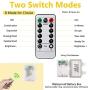 Globe String Lights, 40 LED 20 Feet 8 Modes Waterproof Battery Operated Fairy String Lights with Remote and Timer for Indoor Outdoor Christmas Birthday Party Garden Bedroom Decoration(Warm White)