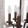Wood Chandeliers for Dining Rooms, 5-Light Farmhouse Chandelier, Lantern Pendant Lighting for Kitchen Island, Foyer, Living Room, White, 16.5”W x19”H Wood Chandeliers for Dining Rooms, 5-Light Farmhouse Chandelier, Lantern Pendant Lighting for Kitchen Island, Foyer, Living Room, White, 16.5”W x19”H