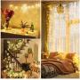 Koopower 36ft 100 LED String Lights ,USB Powered Fairy Lights Outdoor Twinkle Lights with Remote and Timer for Bedroom Garden Wedding Party Christmas (Warm White,Dimmable)