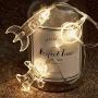 50 LED Childrens Room LED String Light Astronaut Spaceship Rocket Pendants Holiday Party Lights Wall Window Nursery or Kids room Decor Wedding Around the Garden Party Patio Christmas (Warm White)