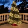 Twinkly - TWS400GOP Gold Edition 400 Amber and White LED String Lights - App-Controlled LED Christmas Lights with Green Cable (105ft) - IoT Enabled - Indoor/Outdoor Party Decorations