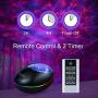 Galaxy Projector for Bedroom, Gift for Women Teen Girls Birthday Christmas Star Ocean Wave Adult Kids Room Night Light Bluetooth Music Timer, Sensory Lullaby Ceiling Lamp Starlight Sky Lite - Remote