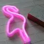 Flamingo Neon Light Wall Decor Neon Signs for Bedroom Girls Birthday Party Christmas Valentines Gift with Table Stand USB Plug and Battery Operated (NEFLM)