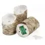 comenzar Flickering Candles, Candles Birch Set of 4 5'' 6'' Birch Bark Battery Candles Real Wax Pillar with Remote Timer