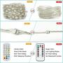 【Chasing Effect】 Bluetooth LED String Lights for Bedroom 32.8FT – DreamColor LED Fairy Lights Music Sync Remote and App Control with USB Powered – Timer on/Off – Memory Feature – Waterproof