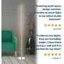 JONATHAN Y JYL7007A Iris 59.5'' LED Integrated Floor Lamp Modern,Contemporary for Bedrooms, Living Room, Office, Reading, Chrome JONATHAN Y JYL7007A Iris 59.5'' LED Integrated Floor Lamp Modern,Contemporary for Bedrooms, Living Room, Office, Reading, Chrome