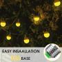 Briignite Bug Light Bulb Yellow LED Bulbs, Outdoor Porch Light, Amber Bedroom Night Light Bulb G14 Bug LED Bulb, 25W Equivalent E26 Edison Bulb(3W), Warm LEDs Hallway Lighting Decorative Lamps(6 Pack)