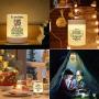 Personalized Night Light for Wife, Engraved Touch Table Lamp for Bedrooms Living Room with Bluetooth Speaker，Changing RGB Outdoor Table Lamp, Perfect Valentines Christmas Gifts from Husband