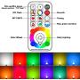 LED Color Changing Light Bulb, 120 Colors, 70 Watt Equivalent with Remote Control RGBW RGB Daylight and White – Timing Function - A19 E26 Edison Screw (2 Pack)