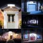 LED Solar Security Lights Outdoor,Derro 1600LM Solar LED Motion Sensor Light with 3 Adjustable Head, 6500K, IP65 Waterproof Flood Light for Garden,Backyard, Pathway,Garage& Patio