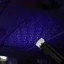 USB car Full Star Atmosphere Light Starlight Projection Night Light LED Interior Light Starry Night Light Modified car Interior Decoration - Plug and Play (Blue)