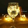 LE Wine Bottle Lights with Cork, 6.6ft 20 LED Battery Operated String Lights, Warm White Decorative Fairy Lights, Mini Copper Wire Lights for Bedroom Decor, Christmas Party Wedding Decorations, 8 Pack