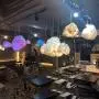 Clouds LED Ceiling Light Chandelier for Kids Room Pendant Light Living Room Dining Room The Mall Decoration Light Fixture -30x20cm(12x8inch)