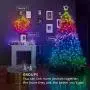 Twinkly - TWS250SPP Special Edition 250 RGB+White LED String Lights - App-Controlled LED Christmas Lights with Green Cable (65.5ft) - IoT & Razer Chroma Enabled - Indoor/Outdoor Party Decorations