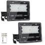 HOMIFORCE 2 Pack 50W LED Flood Light with Plug,6000lm Super Bright LED Work Light,IP66 Waterproof Outdoor Plug in Garage Lights,6000K Floodlight for Yard,Garden,Playground,Basketball Court(50)