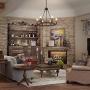 LNC A03300 Farmhouse Chandeliers for Dining Rooms,Vintage Wood Kitchen Lighting