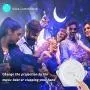 Star Night Light Projector for Bedroom, 3 in 1 Moon and Star Projector Light with 6 Lighting Show, Voice Control , Timer, UL Adapter, Galaxy blisslights Sky Lights for Kids, Adults and 200 sq.ft Room