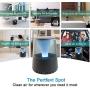 HEPA Air Purifier for Small Room with True HEPA Filter, Sleep Mode, Night Light, Bluetooth Speaker
