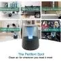 HEPA Air Purifier for Small Room with True HEPA Filter, Sleep Mode, Night Light, Bluetooth Speaker