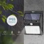 Solar Lights Outdoor [42 LED/3 Working Mode], SEZAC Solar Security Lights Solar Motion Sensor Lights Wireless IP 65 Waterproof Outdoor Lights for Garden Fence Patio Garage (6 Pack)
