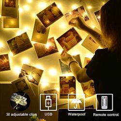 Homemory Fairy String Lights with Remote , 33FT 100 LEDs String Lights , USB Plug Powered 8 Modes Fairy Lights, for Chirstmas, Weddings, Parties, Wall Decorations