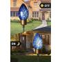 EAMBEITE 4PK Christmas Bulb Pathway Lights with 40 LED Bulbs Decoration for Holiday Christmas Stake Lights on Outdoor Patio Yards Driveways Pathways
