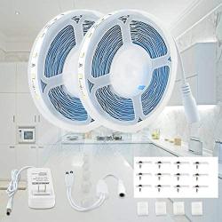 SHOPLED Strip Lights, 32.8ft Daylight Bright White, Dimmable Led Strip Lights, Flexible Tape Lights with Power Supply Adapter for Bedroom, Cabinet, Vanity Mirror Lighting