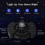 GLOUE Pro Star Projector Night Light Christmas Gift Galaxy Sky Lite with Bluetooth Music Speaker Nightlight Mood for Bedroom, Home Theater, Game Rooms or Party Decoration, Gifts for Kids