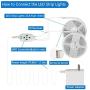 32.8Ft WiFi LED Strip Lights Music Sync Color Changing RGB LED Strip 24-Key Remote, Sensitive Built-in Mic, App Controlled LED Lights Rope Lights, Compatible with Alexa, Google Assistant 32.8Ft WiFi LED Strip Lights Music Sync Color Changing RGB LED Strip 24-Key Remote, Sensitive Built-in Mic, App Controlled LED Lights Rope Lights, Compatible with Alexa, Google Assistant
