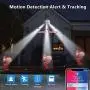 Security Camera Outdoor Wireless WiFi, Floodlight Camera HOSAFE Video Surveillance Cameras for Home Security System, PTZ, 2-Way Audio, Motion Detection, 1080P Night Vision, Waterproof, SD Card Slot Security Camera Outdoor Wireless WiFi, Floodlight Camera HOSAFE Video Surveillance Cameras for Home Security System, PTZ, 2-Way Audio, Motion Detection, 1080P Night Vision, Waterproof, SD Card Slot