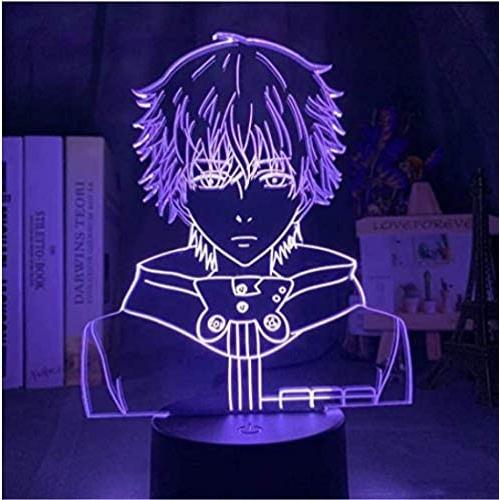 3D Illusion Lamp LED Night Light Tokyo Ghoul Nightlight for Reading Room Decor Light Anime New Year Gift for Birthday Table USB