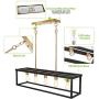 5-Light Kitchen Island Pendant Lighting, LED Bulbs Included, Industrial Dining Room Light Fixtures, 35 inch Linear Chandelier with Brass & Black Painting, ETL Listed 5-Light Kitchen Island Pendant Lighting, LED Bulbs Included, Industrial Dining Room Light Fixtures, 35 inch Linear Chandelier with Brass & Black Painting, ETL Listed