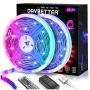 Daybetter 5050 RGB Flexible Color Changing Remote Control Led Strip Lights - 65.6ft