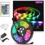 Led Strip Lights with Remote Bedroom - 16.4ft 5m Waterproof Led Light Strips, RGB Led Strip, Color Changing LED Strip Lights for Bedroom,Bed,Home,Room,Kitchen,TV Backlight,DIY Decoration 12V Power Sup