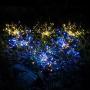 Solar Lights Outdoor Garden Decorative -Mopha Solar 120LED Powered 40Copper Wiress Stake String Pathway Light-DIY Flowers for Patio,Backyard Decor
