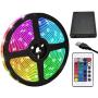 LED Strip Lights Battery Powered, 6.5FT/2M RGB LED Light Strip SMD5050 60 LEDs Rope Lights Color Changing Flexible LED Strip Kit for Home Bedroom DIY Party Indoor Outdoor