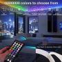 LED Strip Lights, 5050 SMD Bluetooth RGB LED Lights Music Sync Color Changing Bedroom Lights 32.8ft with Remote 44 Keys app Control, USB Strip Lighting, Home Decoration, DIY Decoration, Kitchen