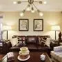 VINLUZ 6-Light Sputnik Chandelier Brass Mid Century Modern Ceiling Light Retro Chandelier Lighting for Kitchen Dining Room Bedroom Hallway Foyer