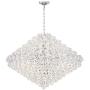 Essa Chrome Crystal Large Pendant Chandelier 35 1/2'' Wide Modern 23-Light Fixture for Dining Room House Foyer Kitchen Island Entryway Bedroom Living Room - Vienna Full Spectrum Essa Chrome Crystal Large Pendant Chandelier 35 1/2'' Wide Modern 23-Light Fixture for Dining Room House Foyer Kitchen Island Entryway Bedroom Living Room - Vienna Full Spectrum
