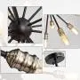 TZOE Sputnik Chandelier Mid Century Modern Pendant 12 Light Rustic Ceiling Light Bronze and Black Living Room Lighting Dining Room Lights UL Listed
