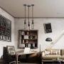 MOTINI Mini Pendant Light Industrial Ceiling Pendant Lighting with Bronze Finish for Kitchen Island Living Rooms Dining Room, UL Listed(Bulb Included)